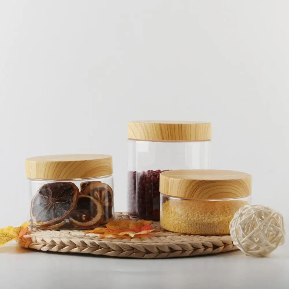 Jarras con tapa de madera anti humedad