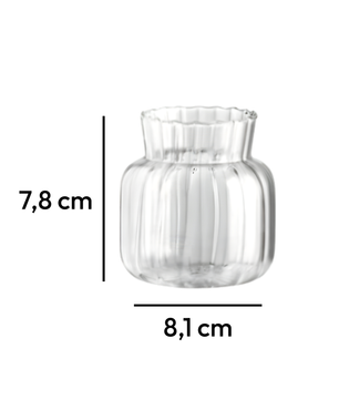 Florero Crystal Reed · Vidrio transparente