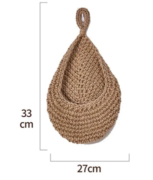 Canasto Colgante Oasis Drop · Fibra Natural