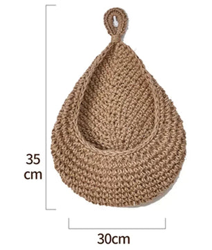 Canasto Colgante Oasis Drop · Fibra Natural