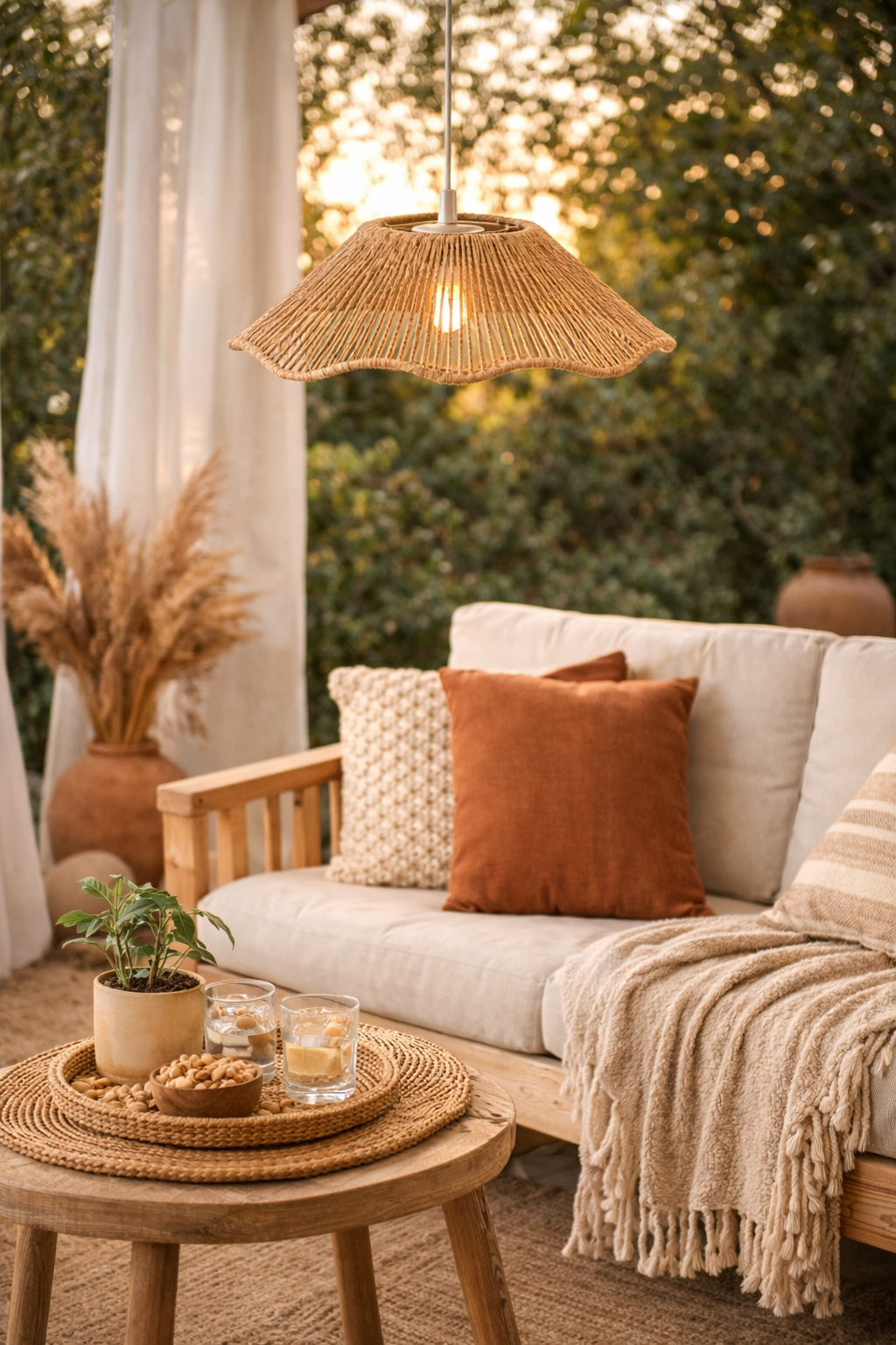 Pantalla Coastal Rope · Tejida en cuerda