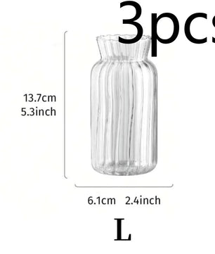 Florero de vidrio Crystal Reed · Transparente