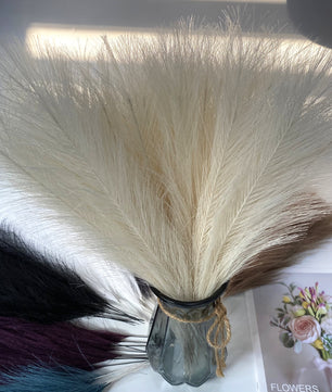 Flores de pampas para decoración 10 unidades de 42cm