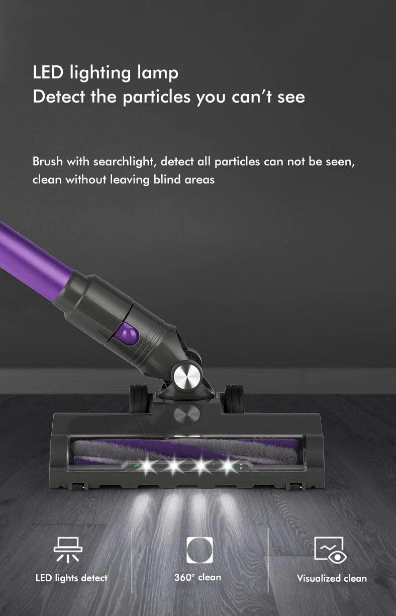 Armo V14 Aspiradora portátil inalámbrica 250W 30kpa potente aspiradora eléctrica de cuatro en uno aspiradora eléctrica sin cuerda aspiradora antiparasitario para automóviles domésticos 1.2l taza de polvo ajustable tubo