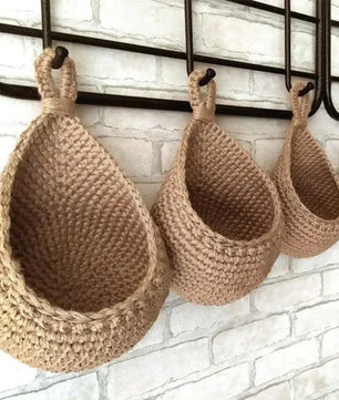 Canasto Colgante Oasis Drop · XL · Fibra Natural