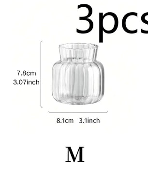 Florero de vidrio Crystal Reed · Transparente