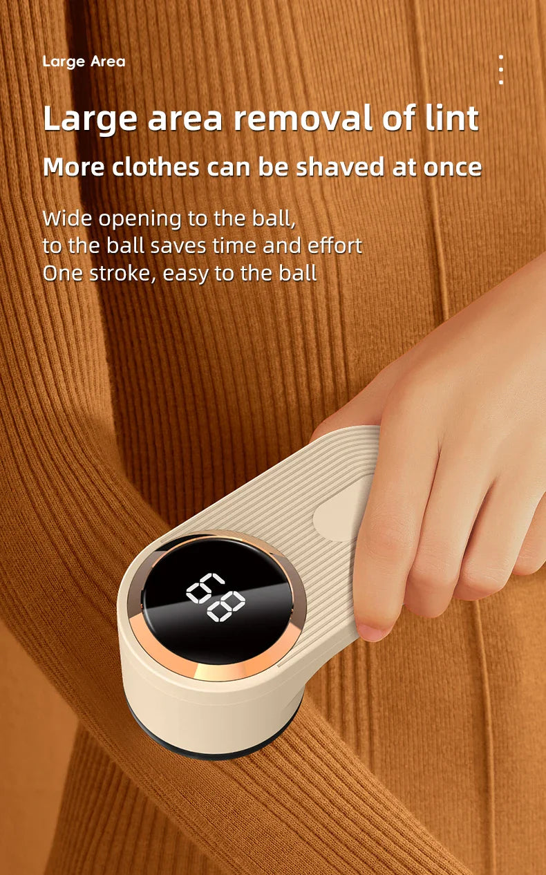 Quitapelusas eléctrico SoftGuard · Recargable USB