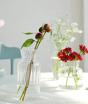 Florero de vidrio Crystal Reed · Transparente