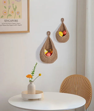 Canasto Colgante Oasis Drop · XL · Fibra Natural