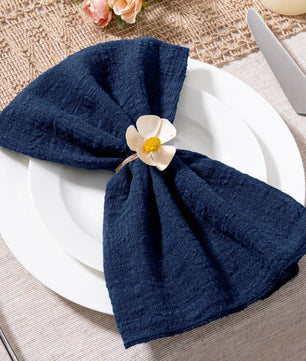 SoftHue Servilletas de algodón 32×32 cm · Set de 6 piezas reutilizables