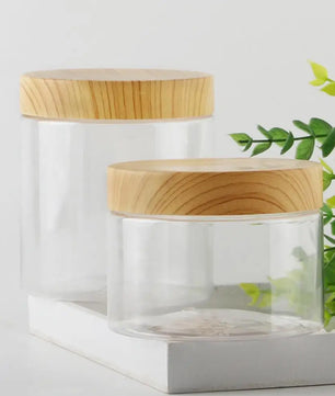 Jarras con tapa de madera anti humedad