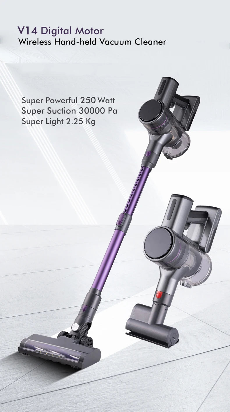 Armo V14 Aspiradora portátil inalámbrica 250W 30kpa potente aspiradora eléctrica de cuatro en uno aspiradora eléctrica sin cuerda aspiradora antiparasitario para automóviles domésticos 1.2l taza de polvo ajustable tubo