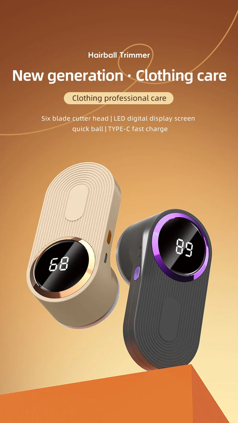 Quitapelusas eléctrico SoftGuard · Recargable USB