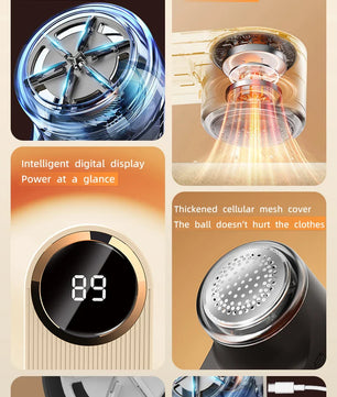 Quitapelusas eléctrico SoftGuard · Recargable USB