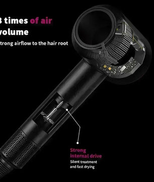 NovaVibe Secador de pelo iónico · Profesional liviano