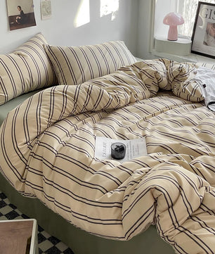 Cubrecama Midnight Desert · Beige & Negro