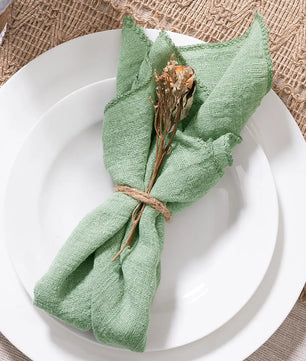 SoftHue Servilletas de algodón 32×32 cm · Set de 6 piezas reutilizables