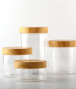 Jarras con tapa de madera anti humedad