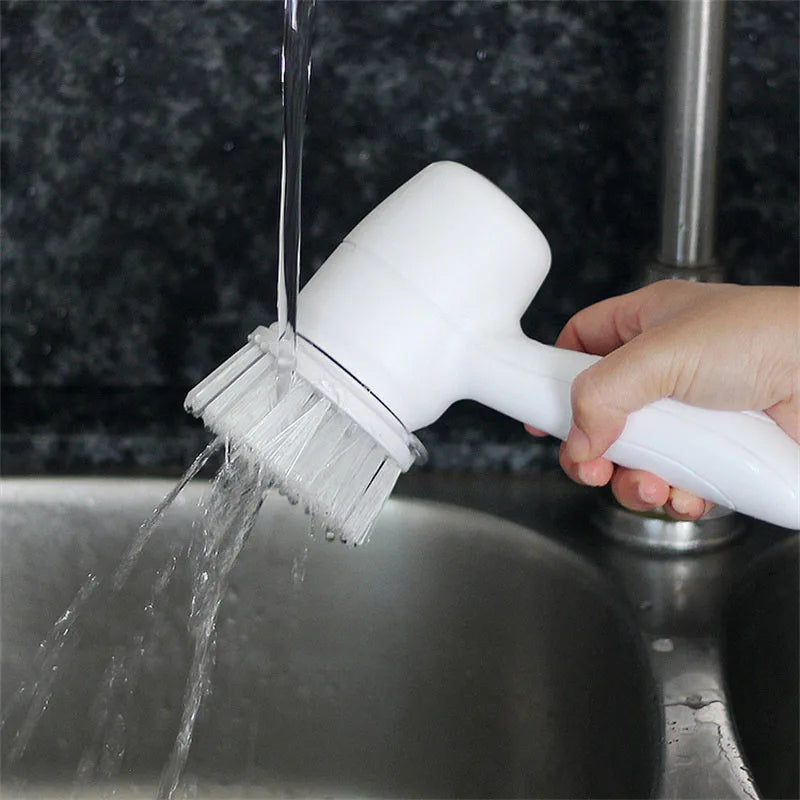 Limpiador de cepillo eléctrico multifuncional 3 en 1, cepillo de limpieza giratorio para fregadero de baño, cocina, ventana, Coche