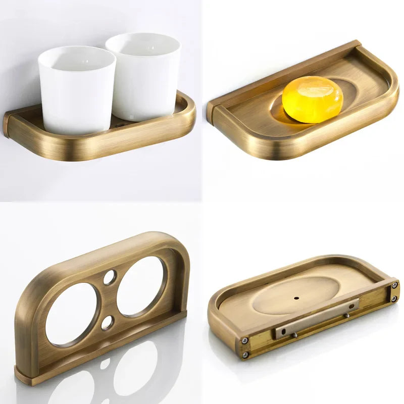Set de baño Golden Heritage · Dorado Envejecido