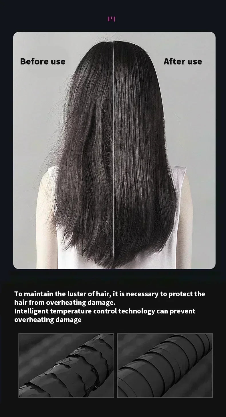 NovaVibe Secador de pelo iónico · Profesional liviano