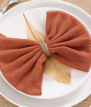 SoftHue Servilletas de algodón 32×32 cm · Set de 6 piezas reutilizables