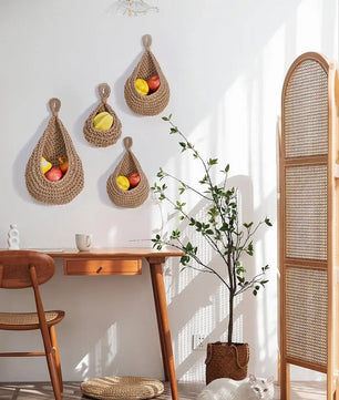 Canasto Colgante Oasis Drop · XL · Fibra Natural