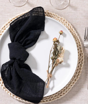 SoftHue Servilletas de algodón 32×32 cm · Set de 6 piezas reutilizables