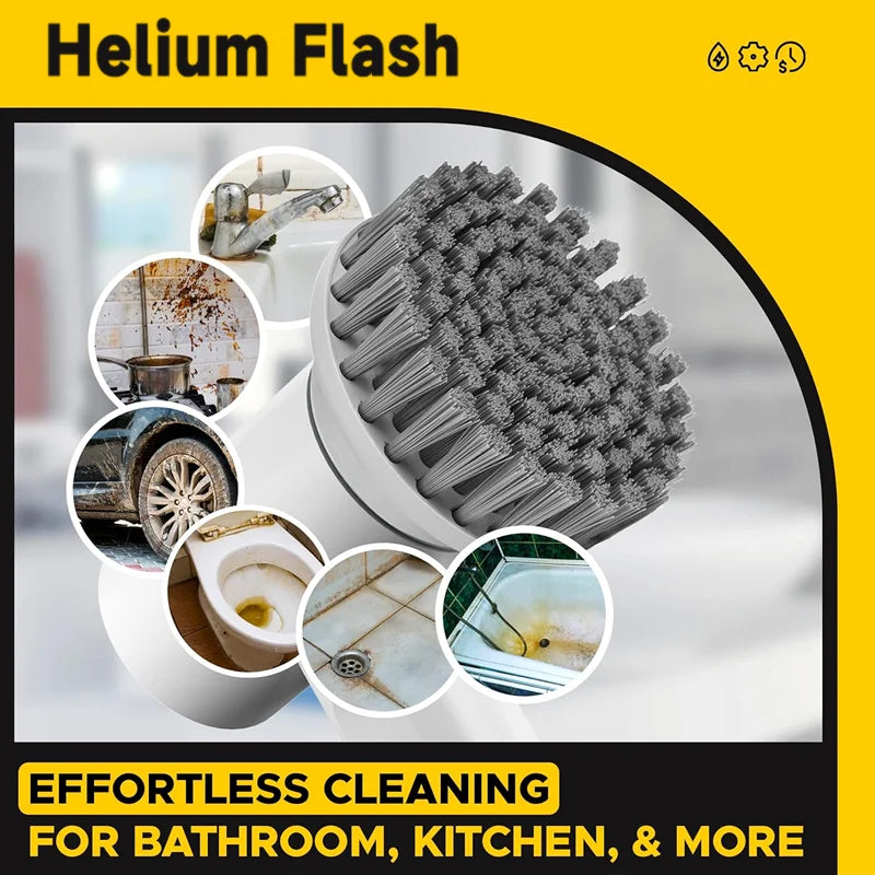 Cepillo de limpieza eléctrico multiusos, utensilios de cocina, cepillos para el cabello, escoba de baño, inodoro, fregonas giratorias inalámbricas para el hogar