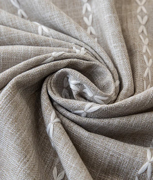 Mantel lino algodón con borlas · Mantel rectangular decorativo