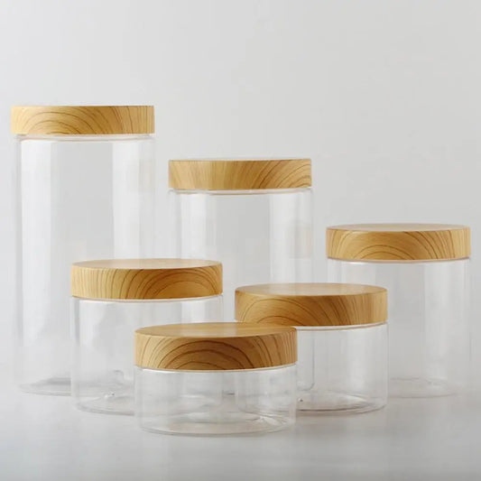 Jarras con tapa de madera anti humedad