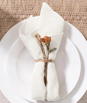 SoftHue Servilletas de algodón 32×32 cm · Set de 6 piezas reutilizables