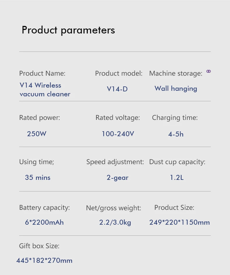 Armo V14 Aspiradora portátil inalámbrica 250W 30kpa potente aspiradora eléctrica de cuatro en uno aspiradora eléctrica sin cuerda aspiradora antiparasitario para automóviles domésticos 1.2l taza de polvo ajustable tubo