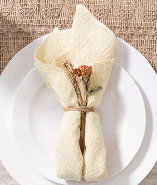 SoftHue Servilletas de algodón 32×32 cm · Set de 6 piezas reutilizables