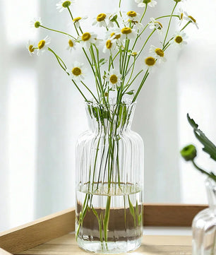 Florero de vidrio Crystal Reed · Transparente