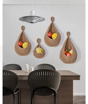 Canasto Colgante Oasis Drop · XL · Fibra Natural