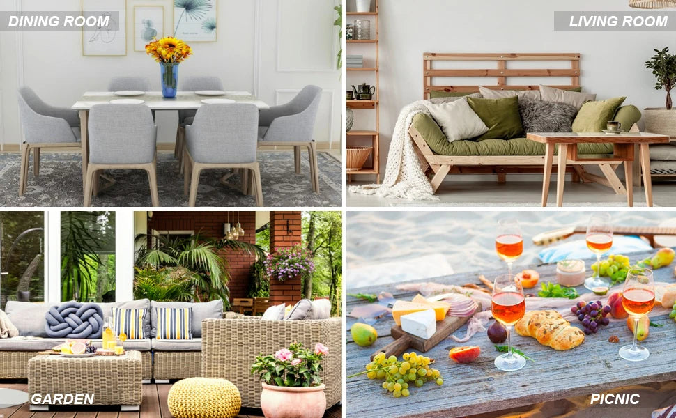 Mantel lino algodón con borlas · Mantel rectangular decorativo