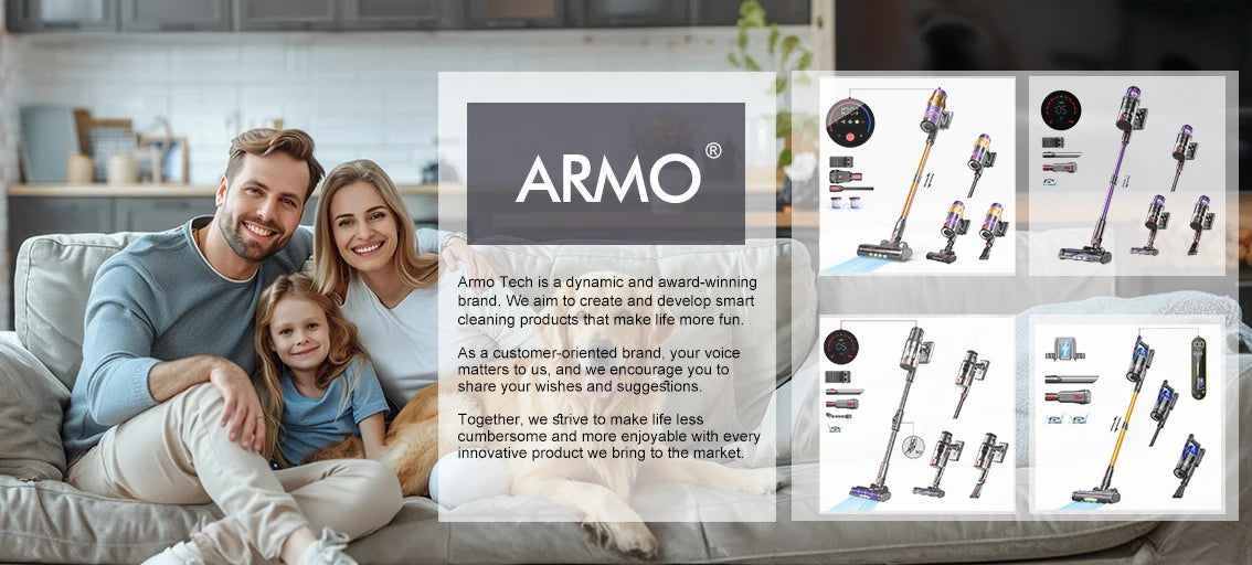 Armo V14 Aspiradora portátil inalámbrica 250W 30kpa potente aspiradora eléctrica de cuatro en uno aspiradora eléctrica sin cuerda aspiradora antiparasitario para automóviles domésticos 1.2l taza de polvo ajustable tubo