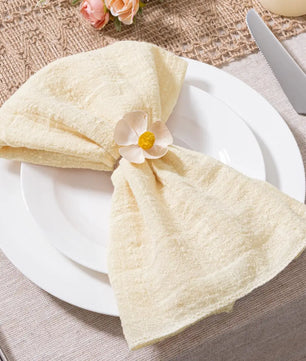 SoftHue Servilletas de algodón 32×32 cm · Set de 6 piezas reutilizables