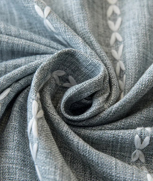 Mantel lino algodón con borlas · Mantel rectangular decorativo