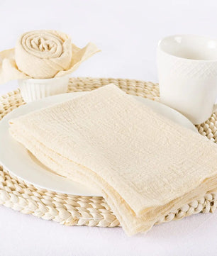 SoftHue Servilletas de algodón 32×32 cm · Set de 6 piezas reutilizables