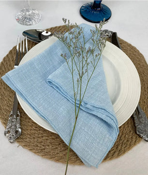 SoftHue Servilletas de algodón 32×32 cm · Set de 6 piezas reutilizables