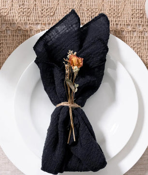 SoftHue Servilletas de algodón 32×32 cm · Set de 6 piezas reutilizables