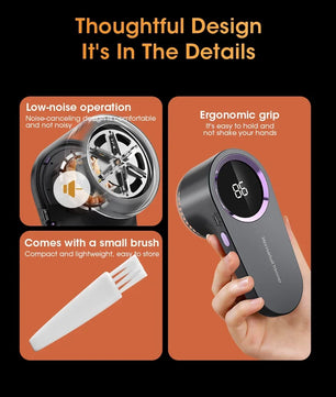 Quitapelusas eléctrico SoftGuard · Recargable USB