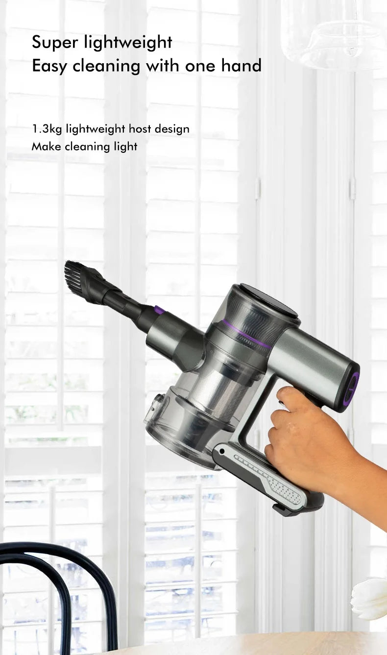 Armo V14 Aspiradora portátil inalámbrica 250W 30kpa potente aspiradora eléctrica de cuatro en uno aspiradora eléctrica sin cuerda aspiradora antiparasitario para automóviles domésticos 1.2l taza de polvo ajustable tubo