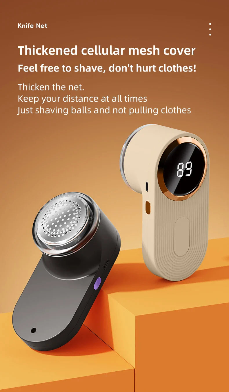 Quitapelusas eléctrico SoftGuard · Recargable USB