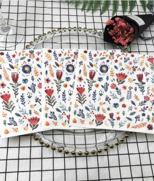 Servilletas Bloom & Brunch · 16,5 x 16,5 cm en papel premium