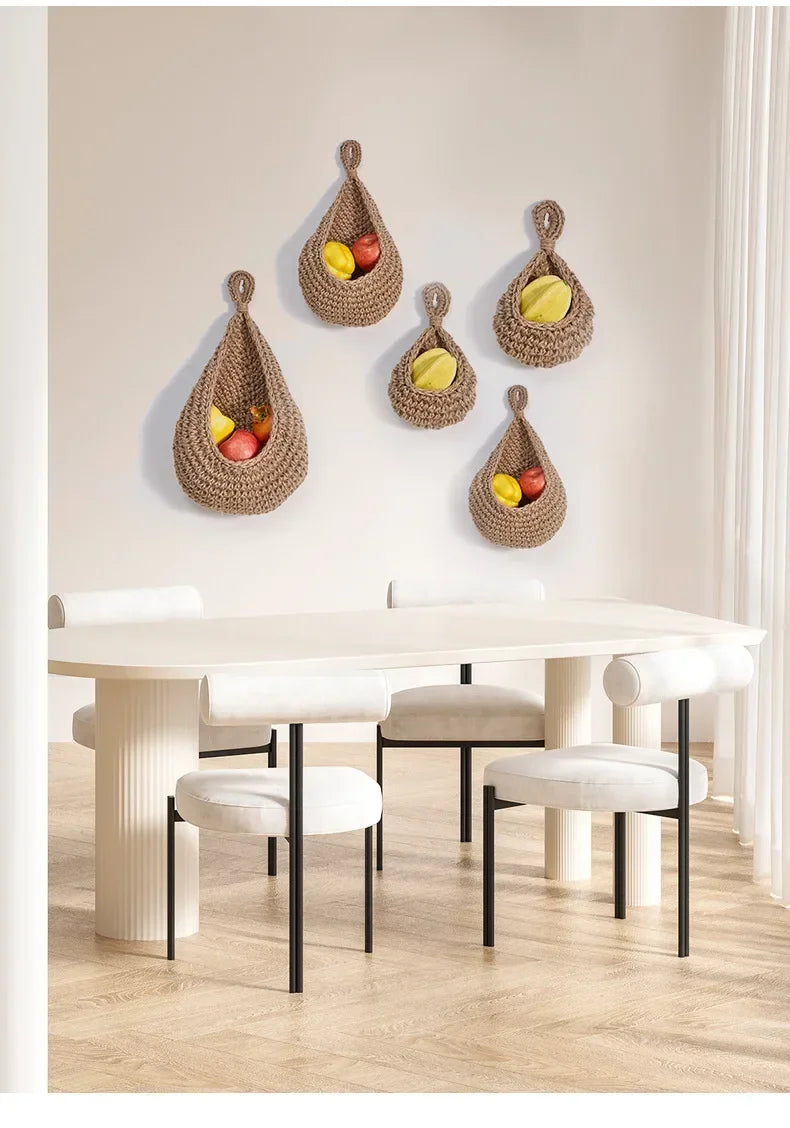 Canasto Colgante Oasis Drop · XL · Fibra Natural