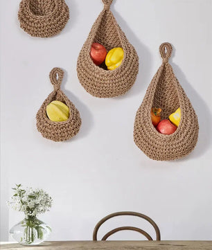 Canasto Colgante Oasis Drop · XL · Fibra Natural