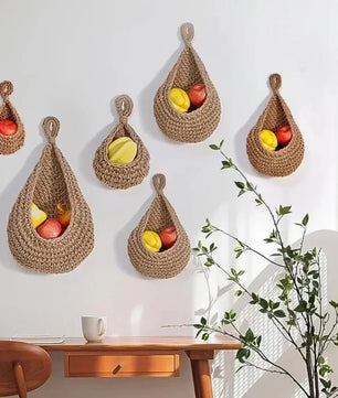 Canasto Colgante Oasis Drop · XL · Fibra Natural